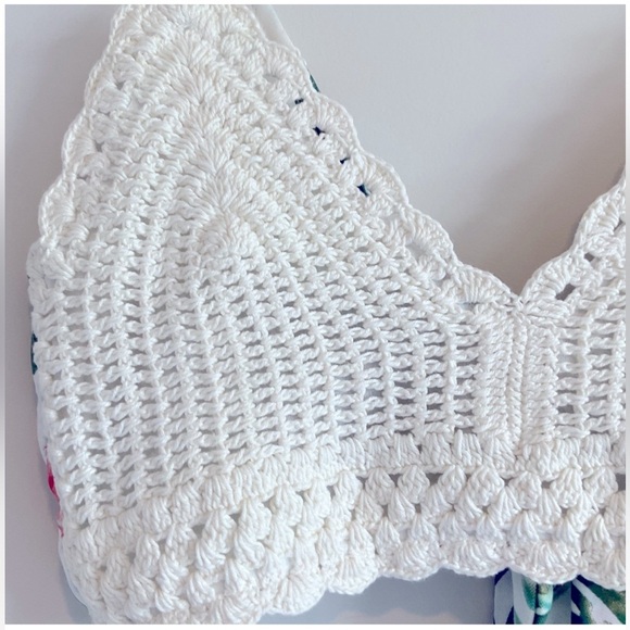 NWOT Blush Crocheted Summer Top Sz S - Picture 4 of 4